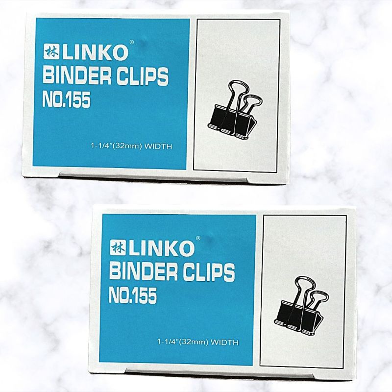 

Klip Penjepit Kertas Binder Clip No 155 Joyko Paper Clip