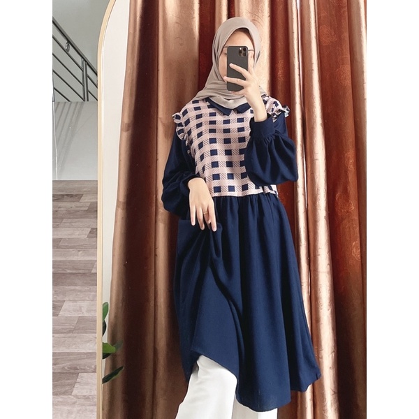 CLODY TUNIK / Atasan Tunik Wanita (Ld 104 Pjg 98)