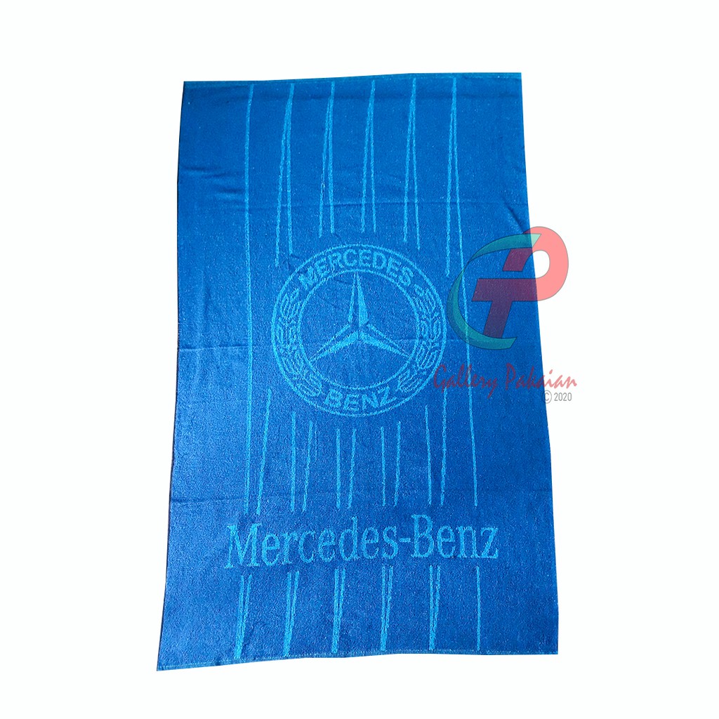 Handuk mandi murah Mercedes-Benz ukuran besar 140x70 cm