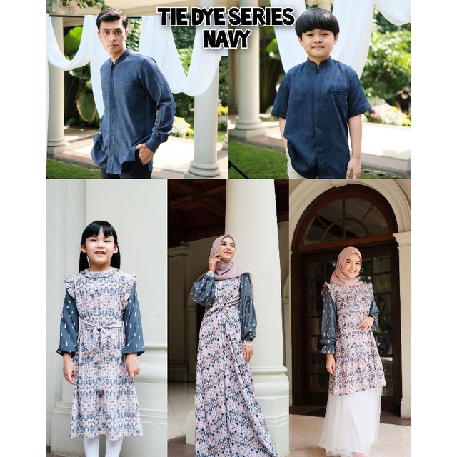 tie dye dress vanilla hijab titipan