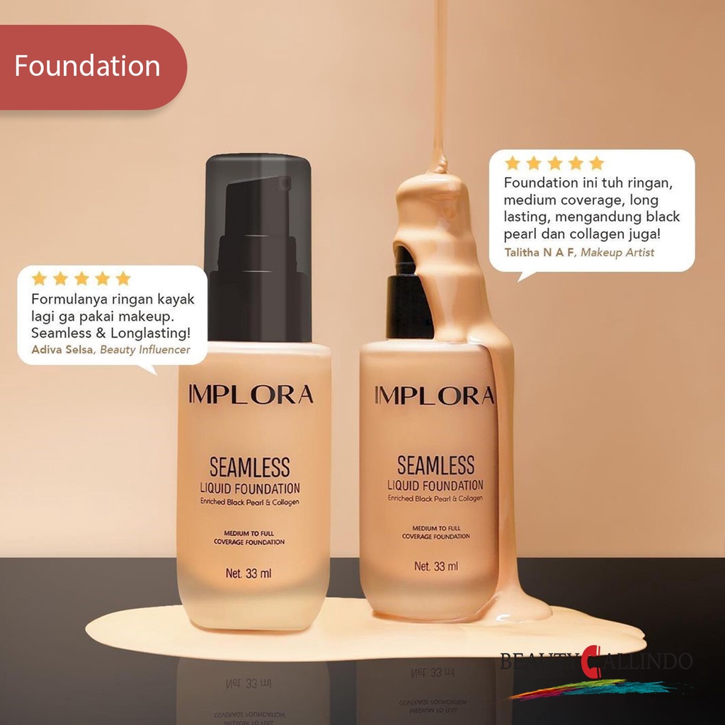 Implora Seamless Liquid Foundation 33ml