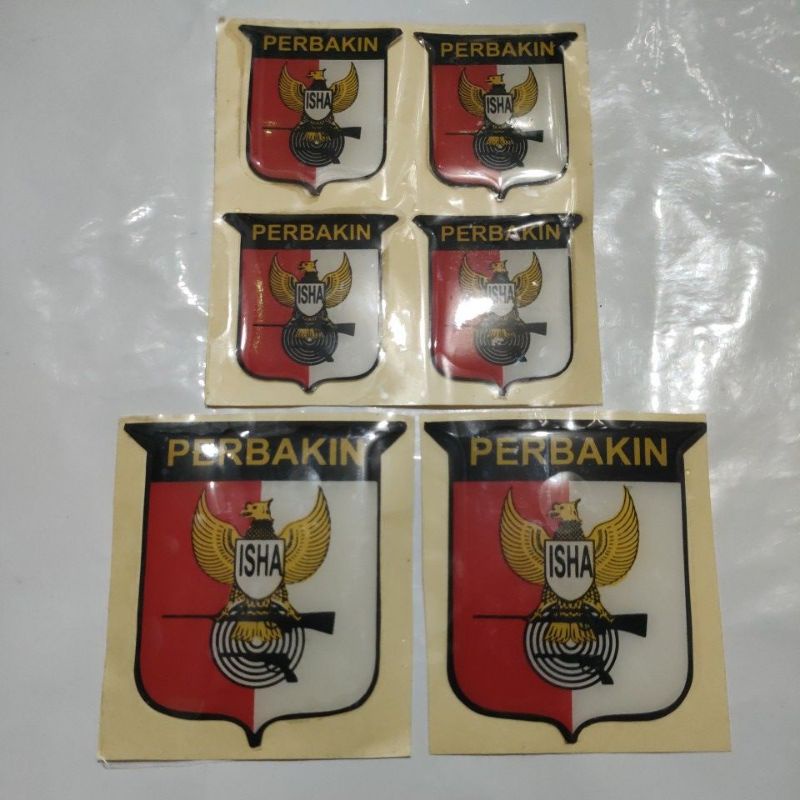 Stiker Timbul Perbakin Ukuran 6x7 & 4x4