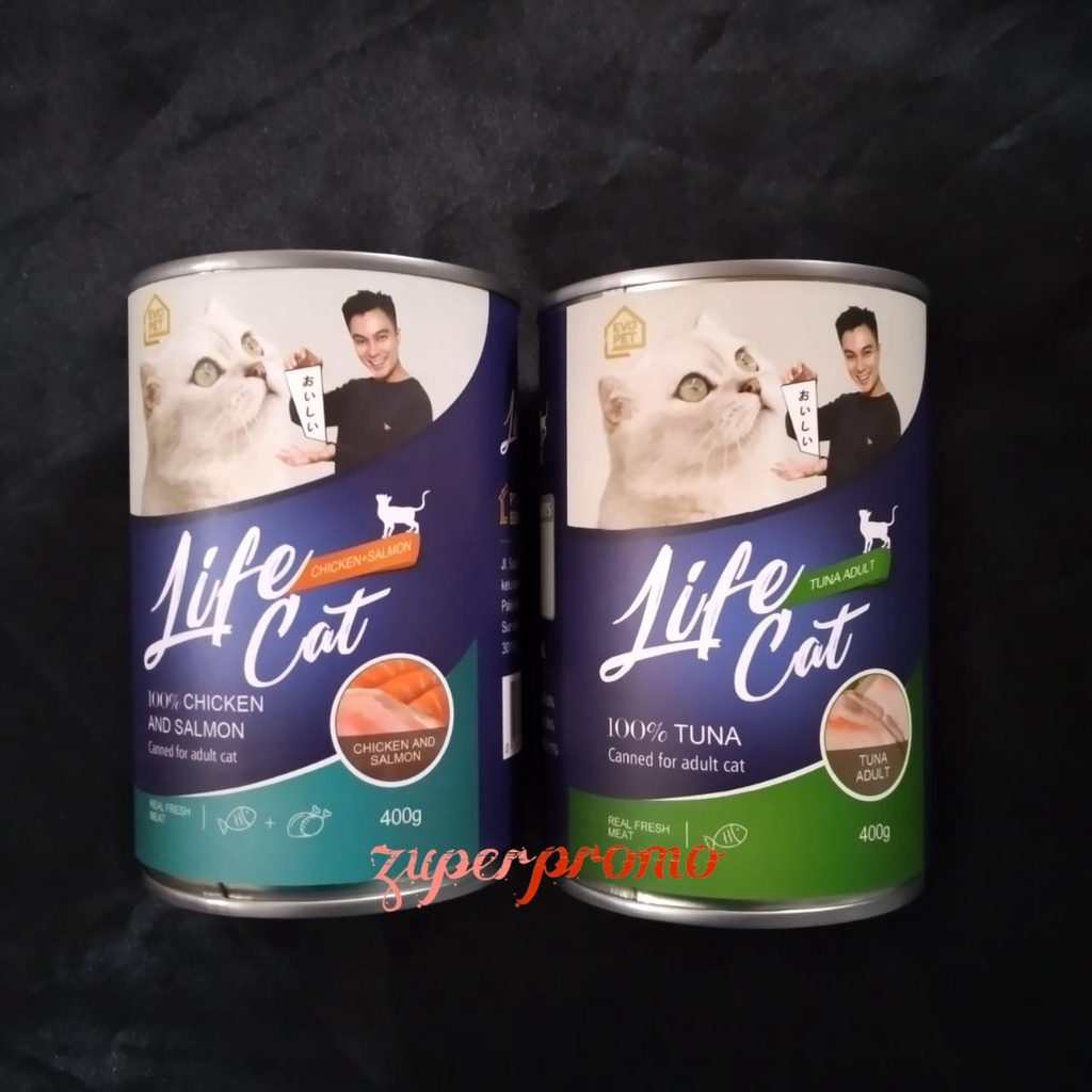 Life Cat Can Adult 400gr / Makanan Basah Kucing Dewasa