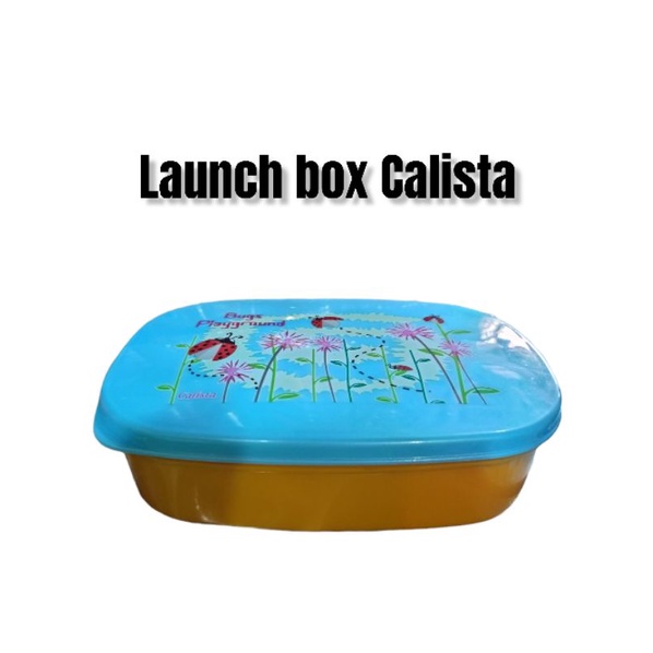 

Launch box, kotak makan, kotak roti, kotak nasi motif karakter