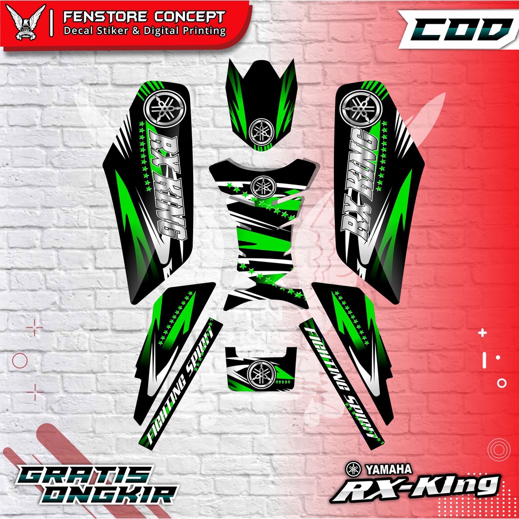 Striping RX King Variasi 2004 2008 Setriping RX King Simpel Line  Variasi Motor RX KING