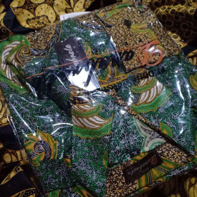 Atasan Batik Pria Kemeja Batik Lengan Panjang Regular Size Lengkap M L Xl Xxl