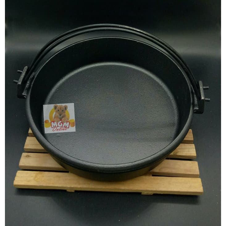 Iron Cast Hotplate Kangung Hotplate 22CM Besi Cor SUPER TEBAL 22CM