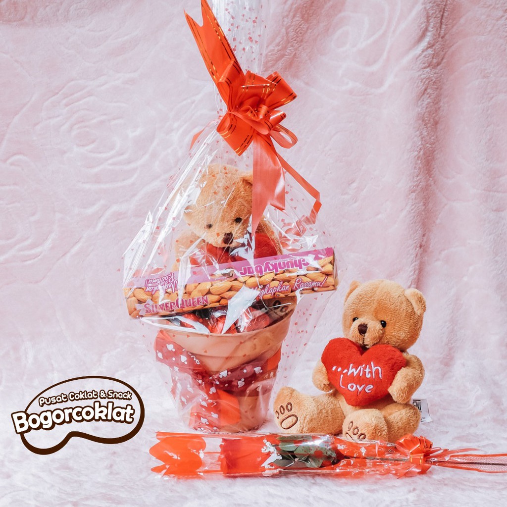 

Hadiah Valentine Teddy Pot