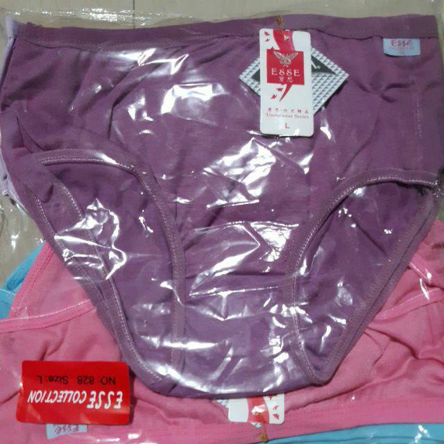 GROSIR 1 Lusin / 12Psc CD CELANA DALAM WANITA ESSE TERMURAH-Esse L (Lusin)
