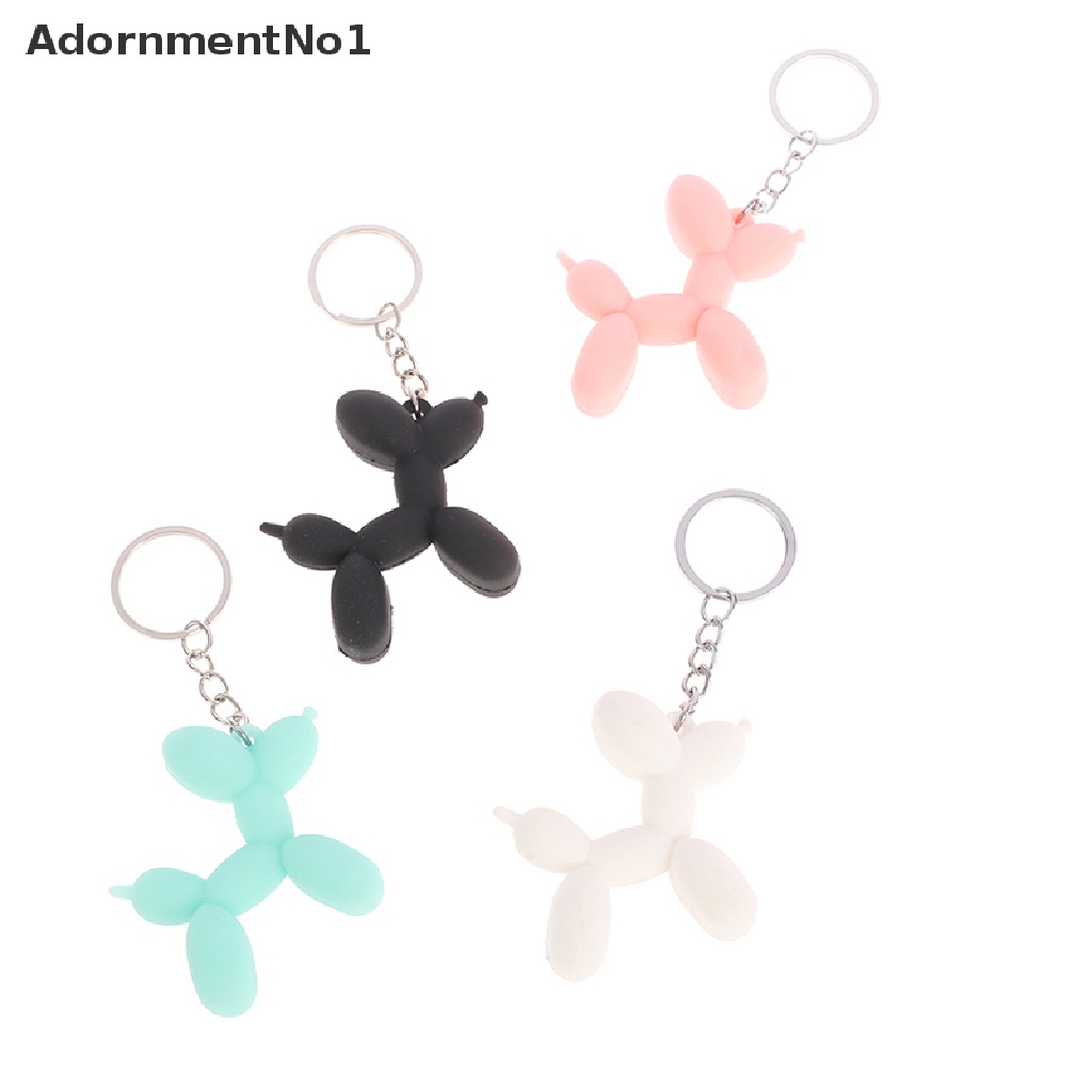 (AdornmentNo1) Gantungan Kunci Bentuk Kartun Balon Anjing Untuk Hadiah Pasangan