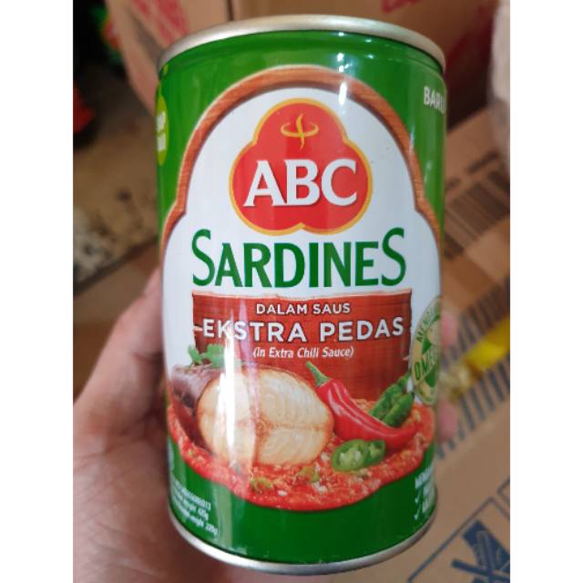 

Sarden Abc 3 varian Extra Pedas, Tomat dan Cabai