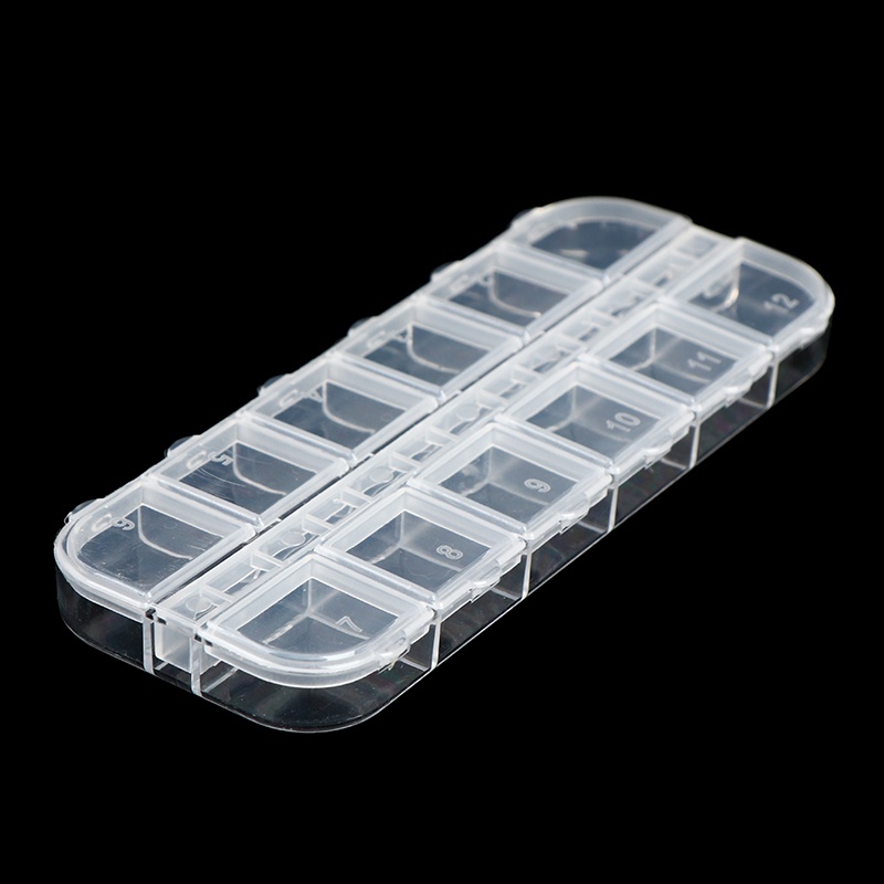 [FULL] 1PC Dental Storage Box 12 Container Dental Orthodontic Brackets Bands Parts Case