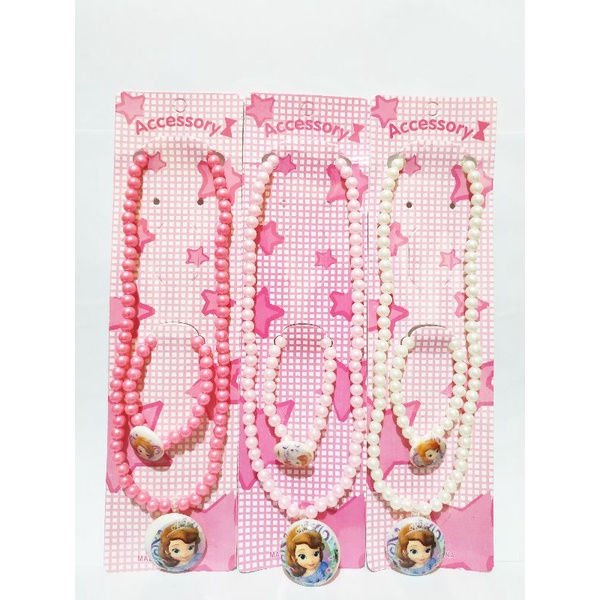 CPD06 Kalung Gelang Plastik Princess