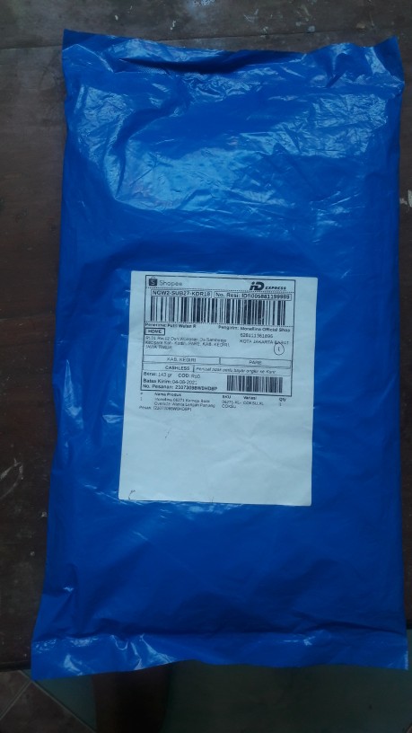 Monellina 06271 Kemeja Batik Oversize Wanita Lengan Panjang