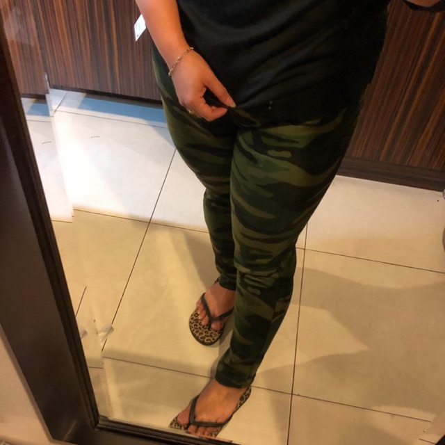 Army legging / jeging cewek / leging wanita