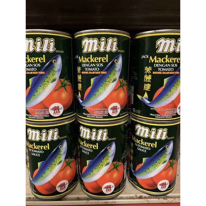 

Sarden Mili 425 gr Asli Malaysia Singapore - Mackerel Mili