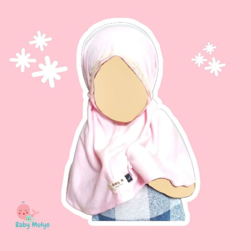 Jilbab Bergo Kids Bahan Kaos // Jilbab bergo Tali // Jilbab bergo