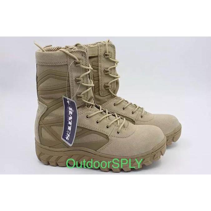 Produk Bates Sepatu Militer Tactical Pdl Tni 10In Tactical Boots Field Op - Krem Trendi