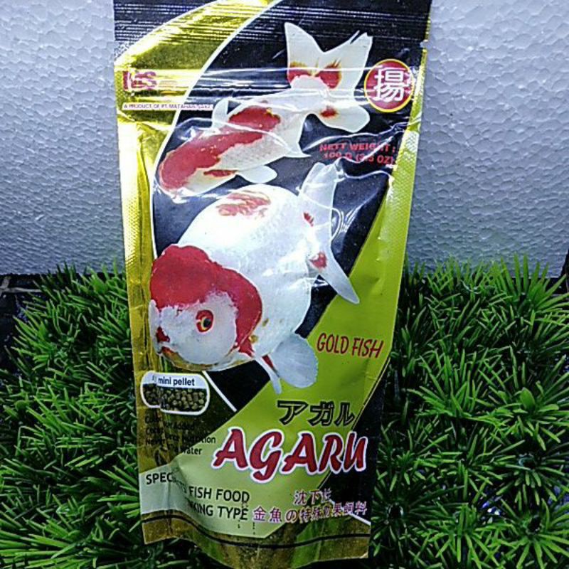 pelet Agaru gold fish 100gr