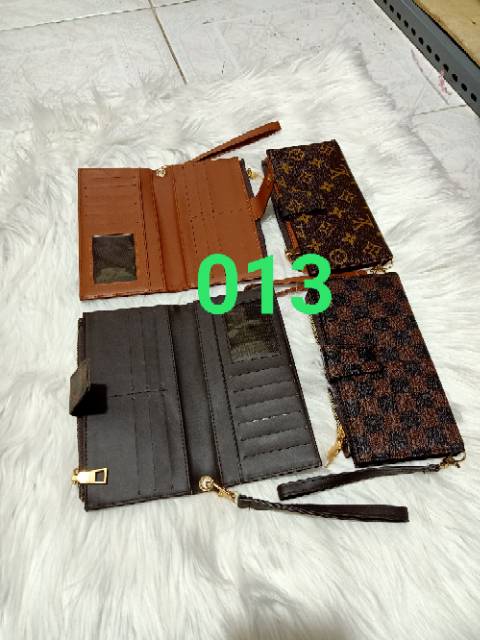 A-ZAHRA 013,014,015 DOMPET LV DAMIER DAN MONO ADA TALI PEGENGAN DOMPET ELEGAN