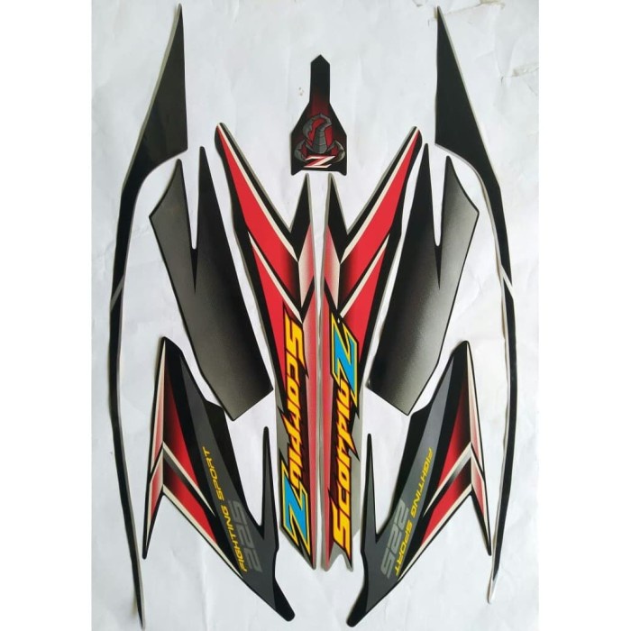NEW striping yamaha scorpio z 2006 hitam