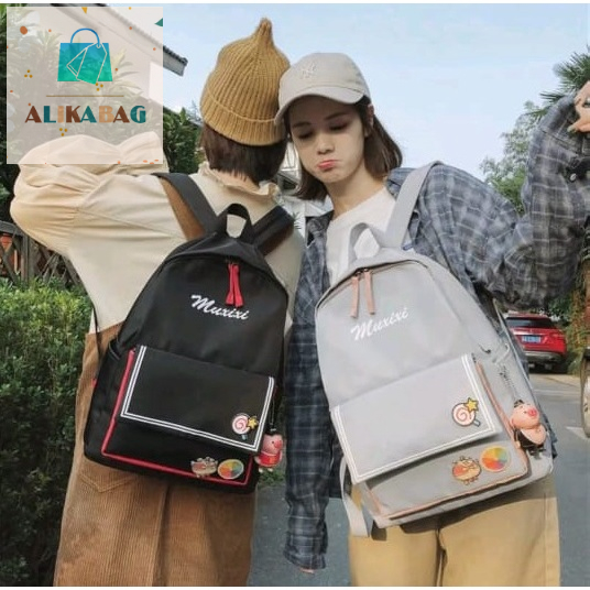 ALIKA BAG - Tas Ransel Wanita Travel Backpack Korean Style