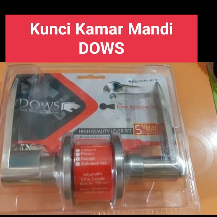 Kunci kamar mandi merk Dows