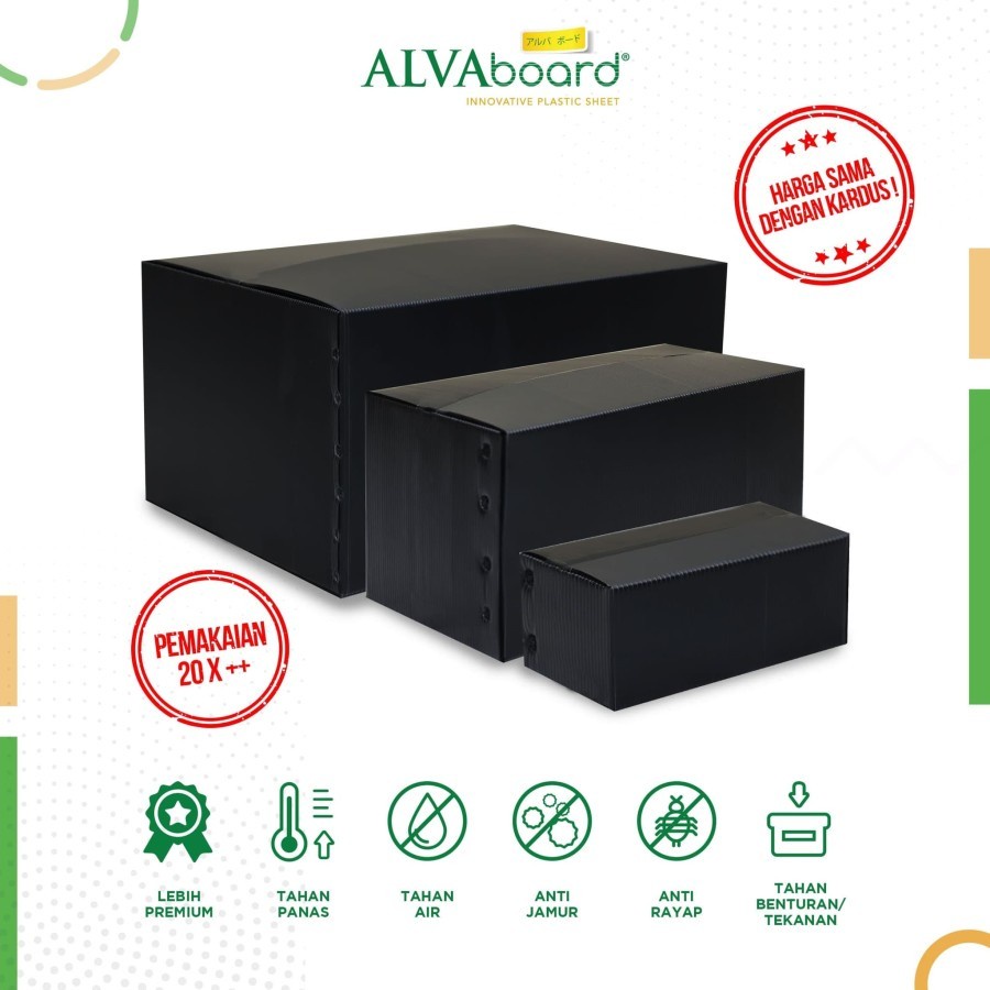 Kardus Packing Polos Alvaboard 60x40x30-1