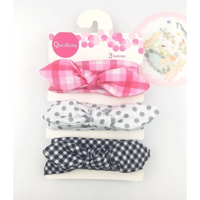 Satu set （3Pcs）bandana bayi / headband anak kain import