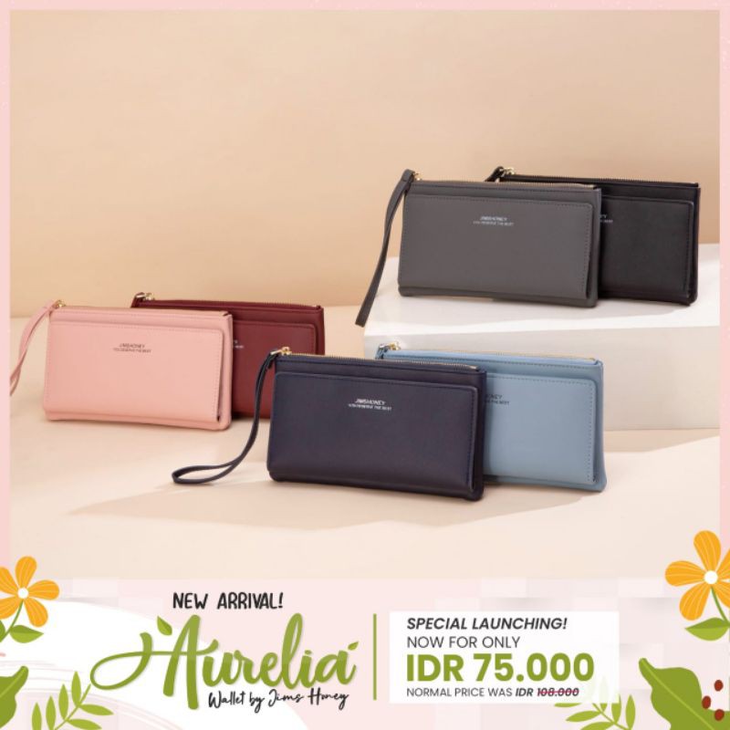 aurelia wallet Jims Honey Wallet dompet jims honey