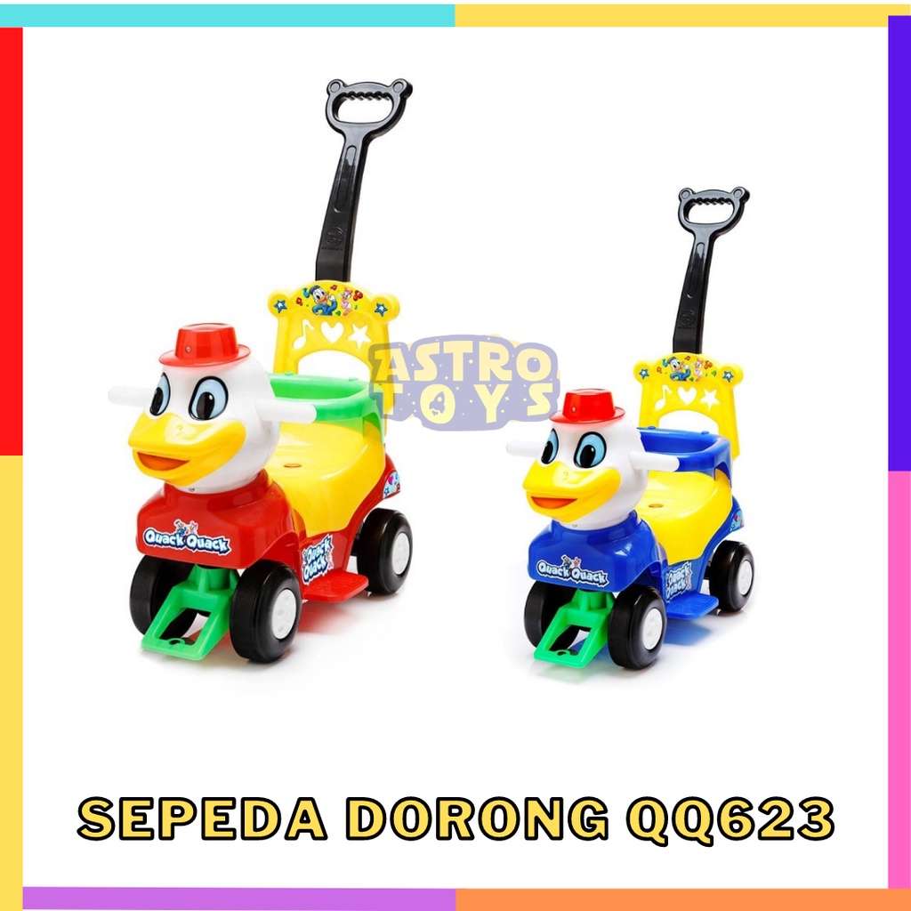 Mainan Anak Sepeda Dorong Bebek QQ623 SHPTOYS