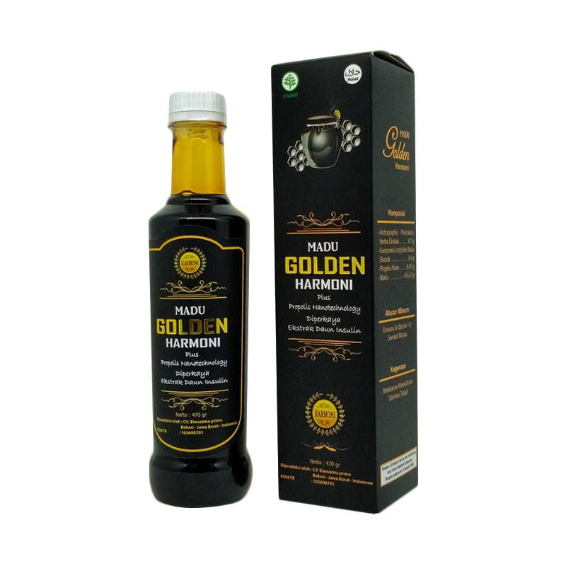 Madu Hitam Pahit Plus Propolis Nano Dan Ekstrak Daun Insulin 470 gr Asli