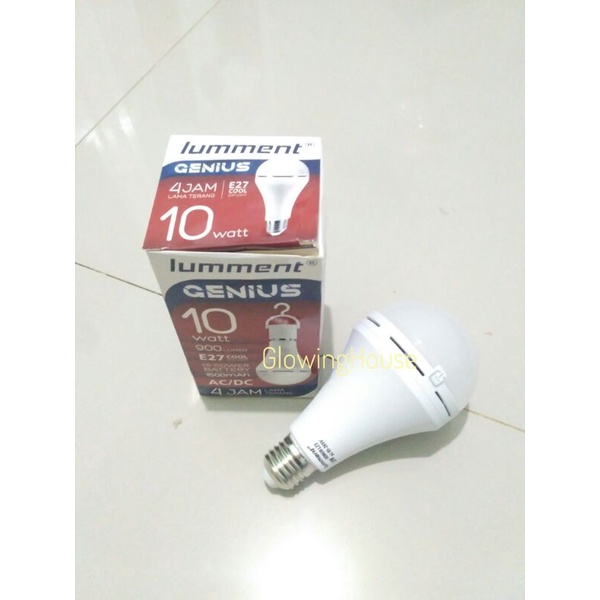 lampu emergency led lumment genius 10 watt lampu cas