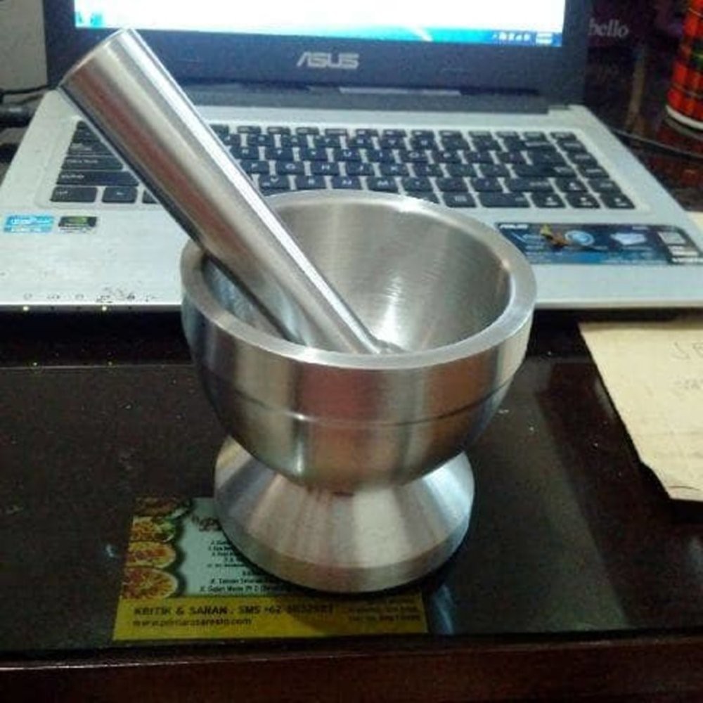 Promo  ALAT TUMBUK   Cobek Mini Stainless steel