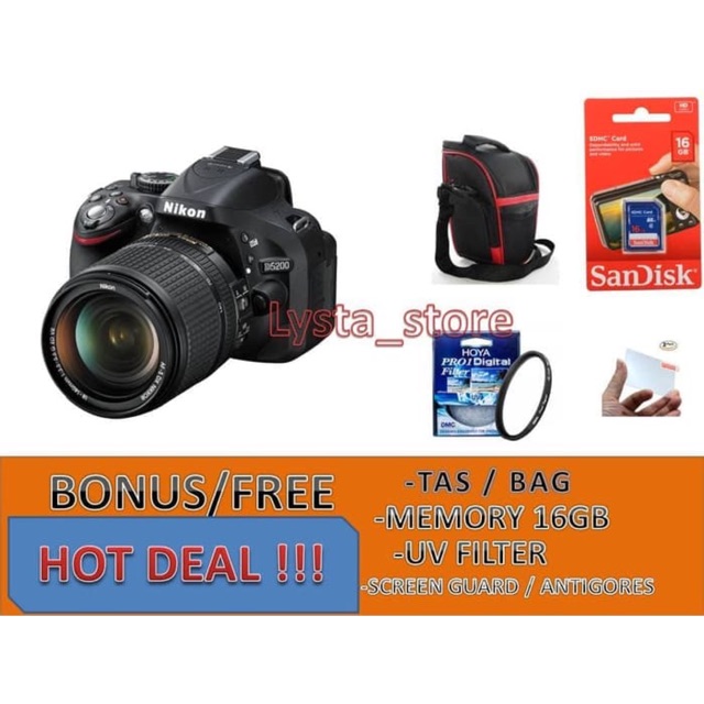 NIKON D5200 KIT 18-55MM / NIKON D5200