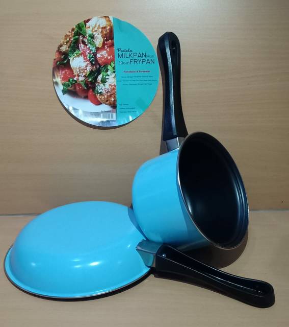 MASPION Pastella Milkpan 14Cm + Frypan 20Cm