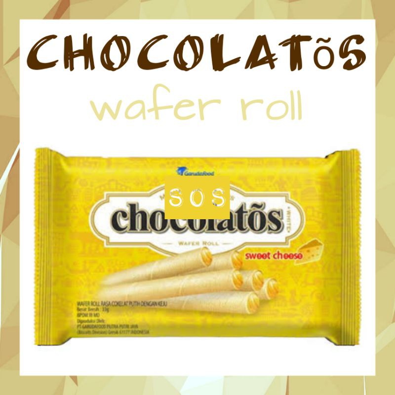 

《OS3》 Chocolatos wafer roll sweet cheese 30 gram