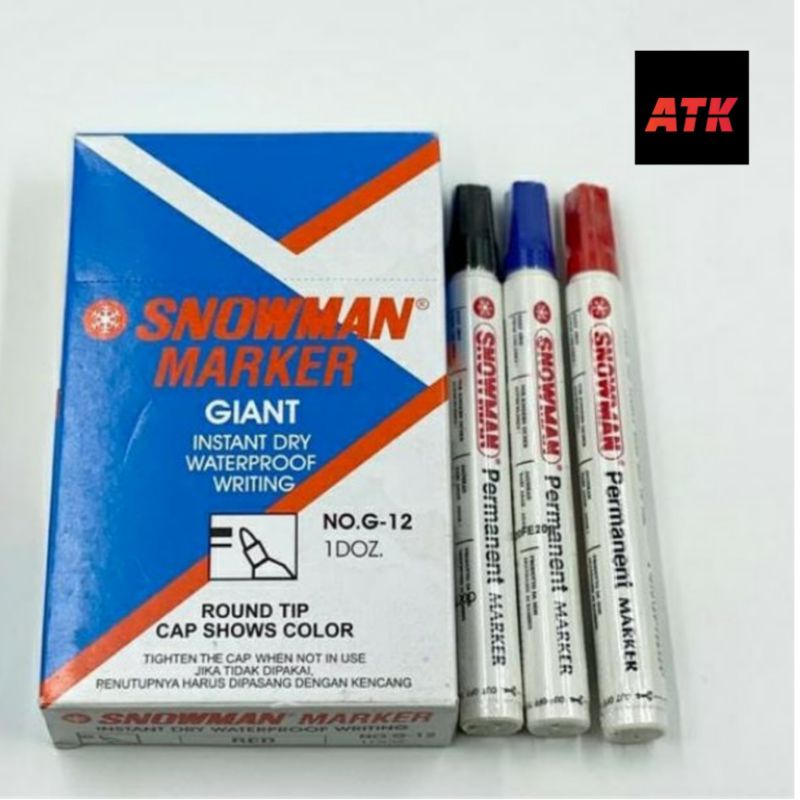 

SNOWMAN SPIDOL PERMANENT MARKER