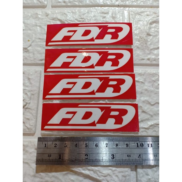 stiker ban racing FDR harga 1 biji
