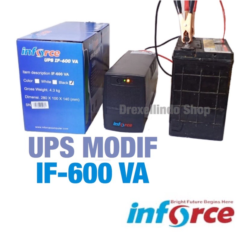 UPS MODIF Inforce IF-600 VA 600VA with AVR