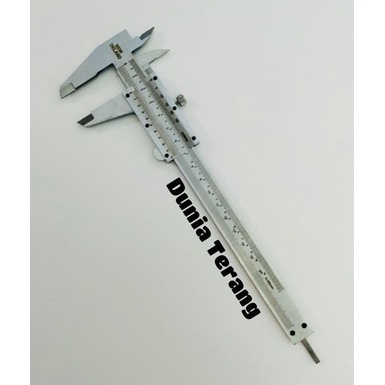 Sketmat NEW DEALAND 0.02mm Sigmat Jangka Sorong 6'' 6inch Manual Besi Alluminium 150mm 15cm - VERNIER CALIPER