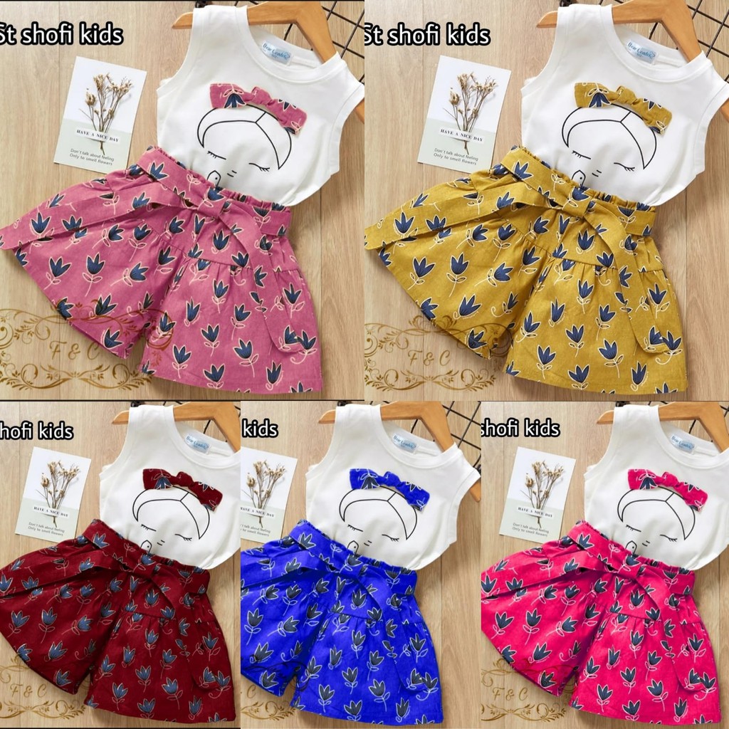 PCS SET SHOFI KID FE BAHAN BABYTERRY