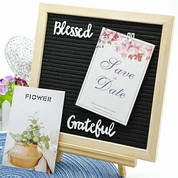 

Enjoy!!-42 Tulisan / Abjad / Huruf tambahan untuk felt letter board papan nama bayi message box