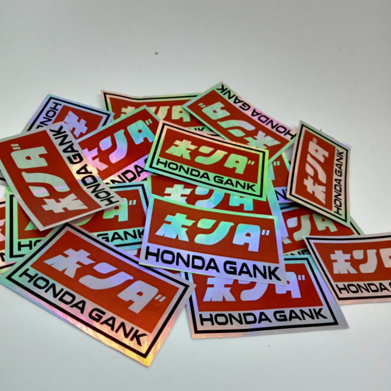 STIKER HONDA GANK