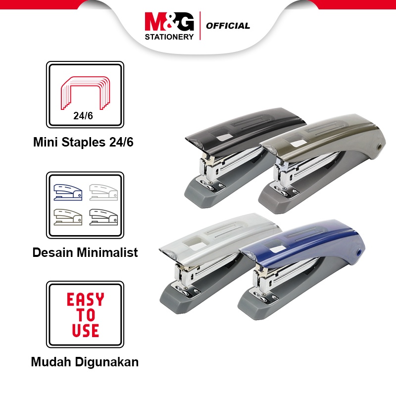 

M&G Multi-function 24/6 Stapler MGS-08 Additonal staples storage space Visable stapling window