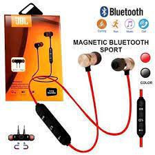 Headset Wireless Disegn Sport / Headset Bluetooth Sport Magnetic / Alat Pendengar Telinga