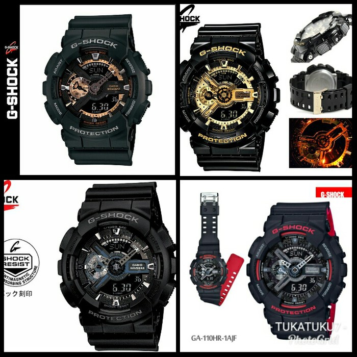 TERLARIS II jam tangan casio g shock ga 110 ori bm