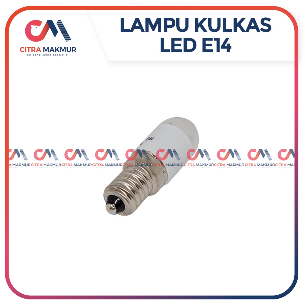 Lampu Bohlam Kulkas LED E14 dalam Lemari Es Freezer fitting 1 Watt 1watt  E 14 220 Volt 5 cm