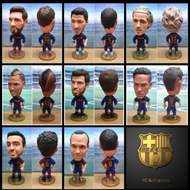 Minifigure Soccerwe / Miniatur Pemain Sepak Bola Barca