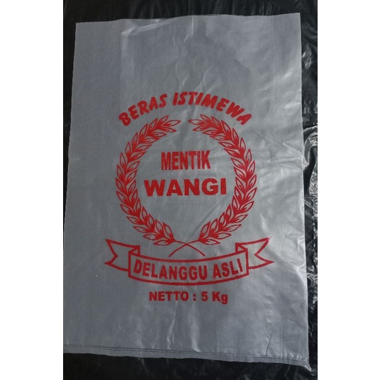 

Plastik beras istimewa mentik wangi 5kg (isi 100lbr)
